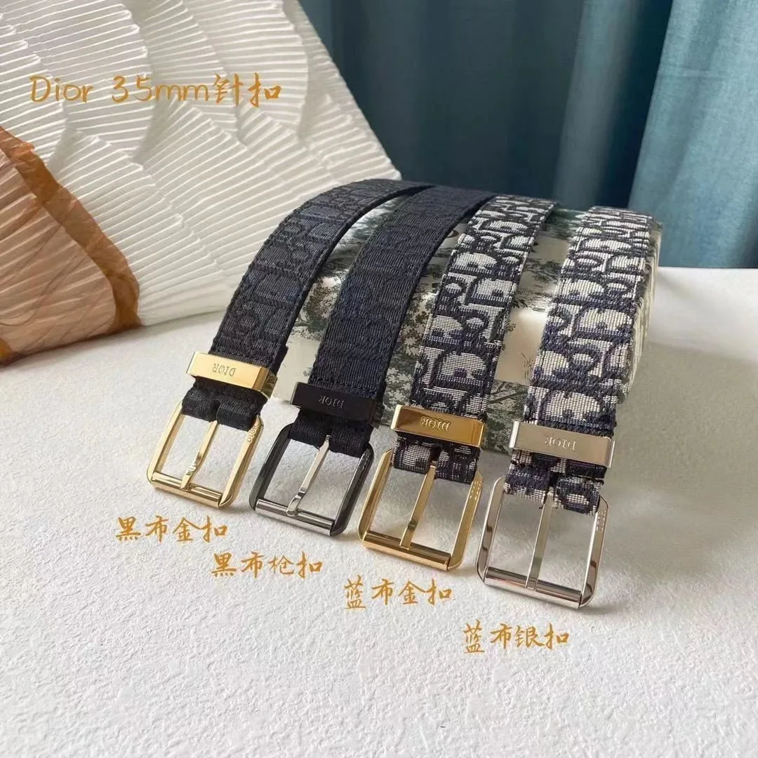 Dior Leather Letter Belt