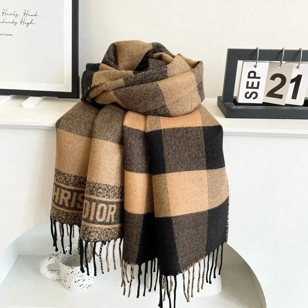 Chanel Logo Print Cashmere Scarf — photo 3