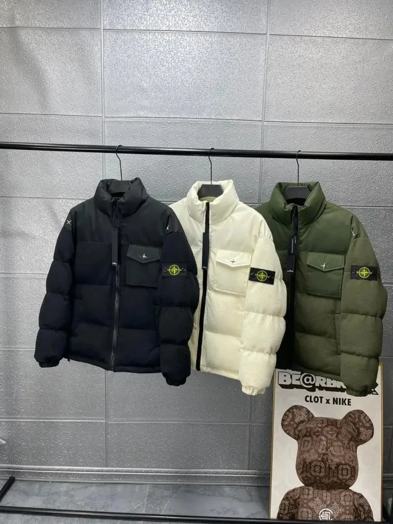 Stone Island Compass Badge Down Puffer Jacket — Photo 2