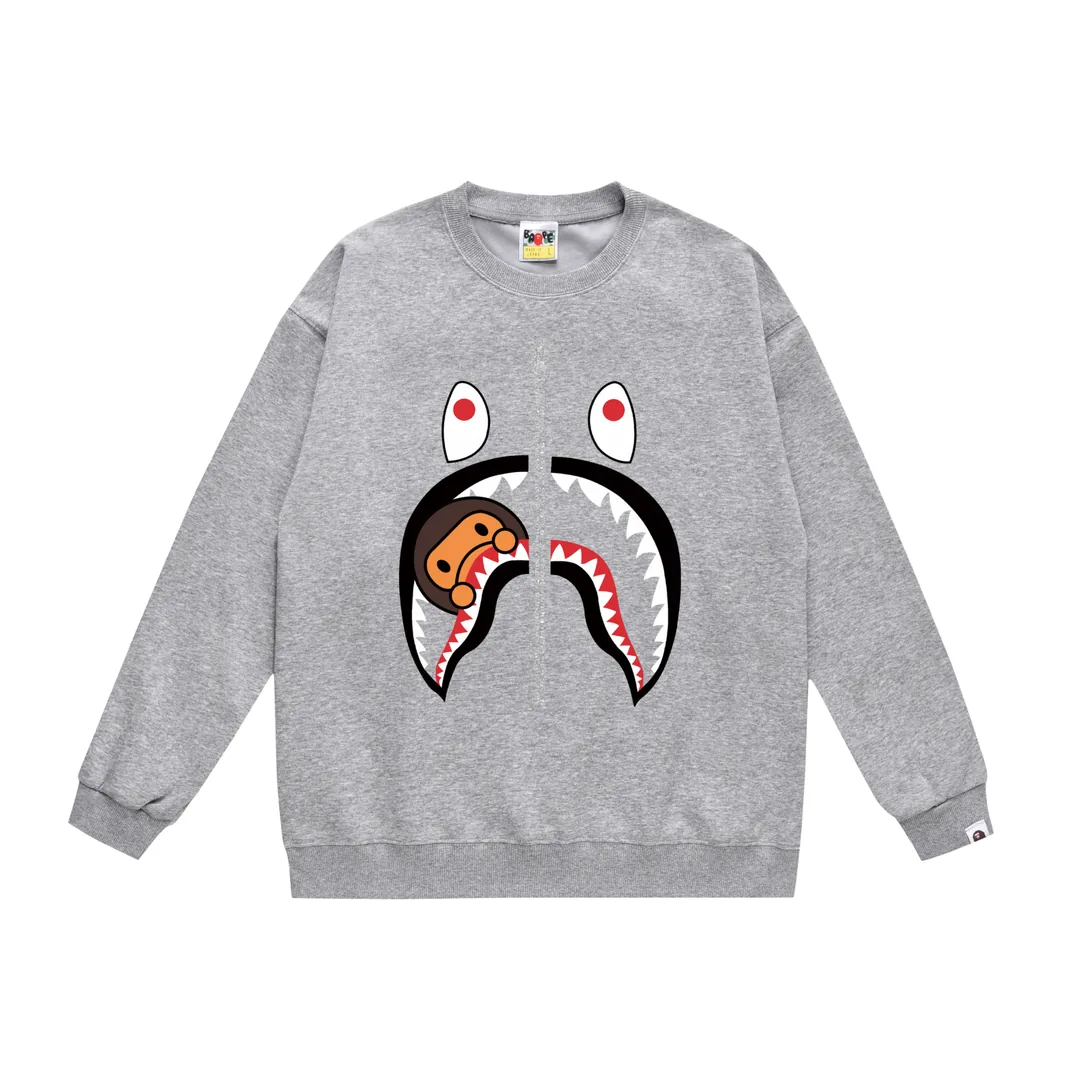 Print Fleece Crewneck Sweatshirt — Photo 14