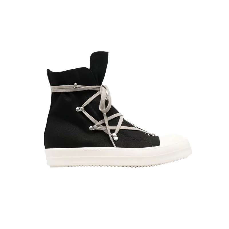 Rick Owens Ramones Black High-Tops — Photo 3