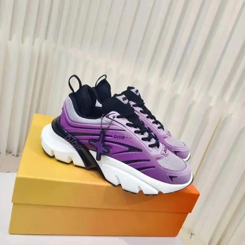 Dior Vibe Silver Running Shoes — QC