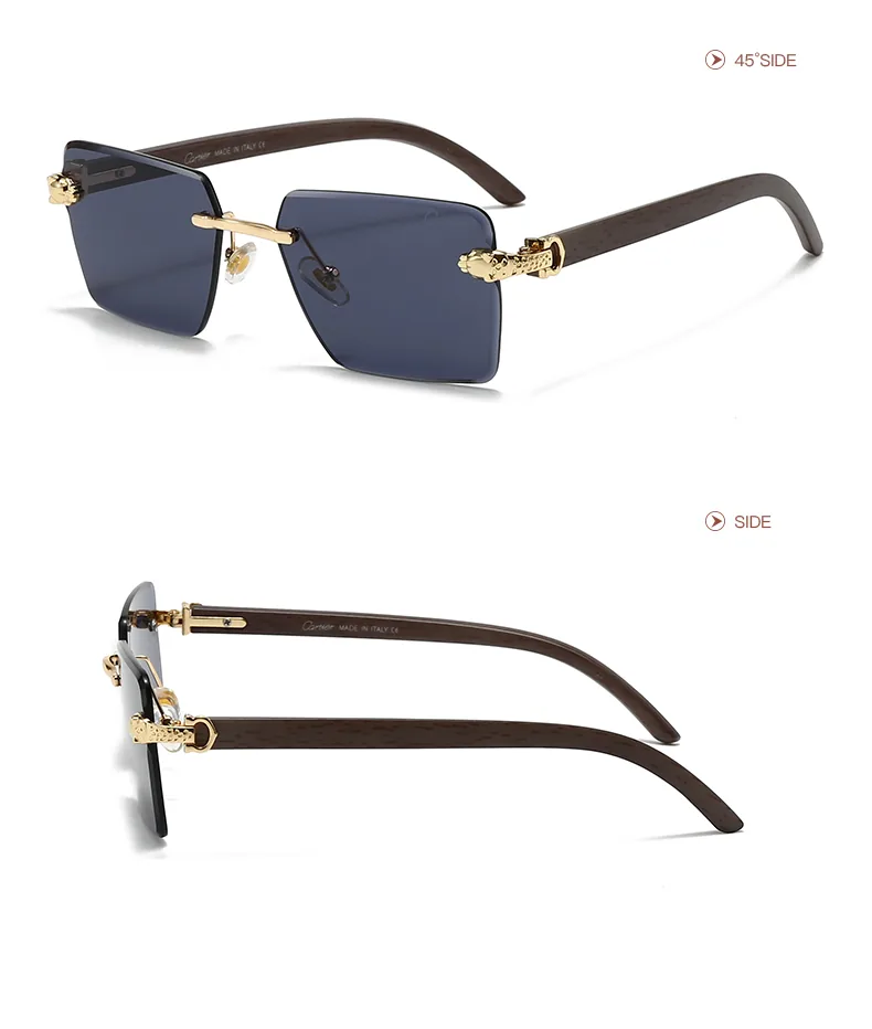 Cartier Panthere Rimless Sunglasses — photo 10