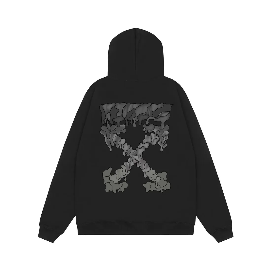 Off-White Hooded Sweatshirt — Photo 14