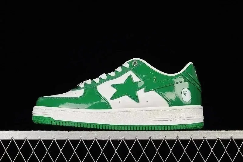 Bape Sta Camo Patent Star Skate Shoes — photo 4