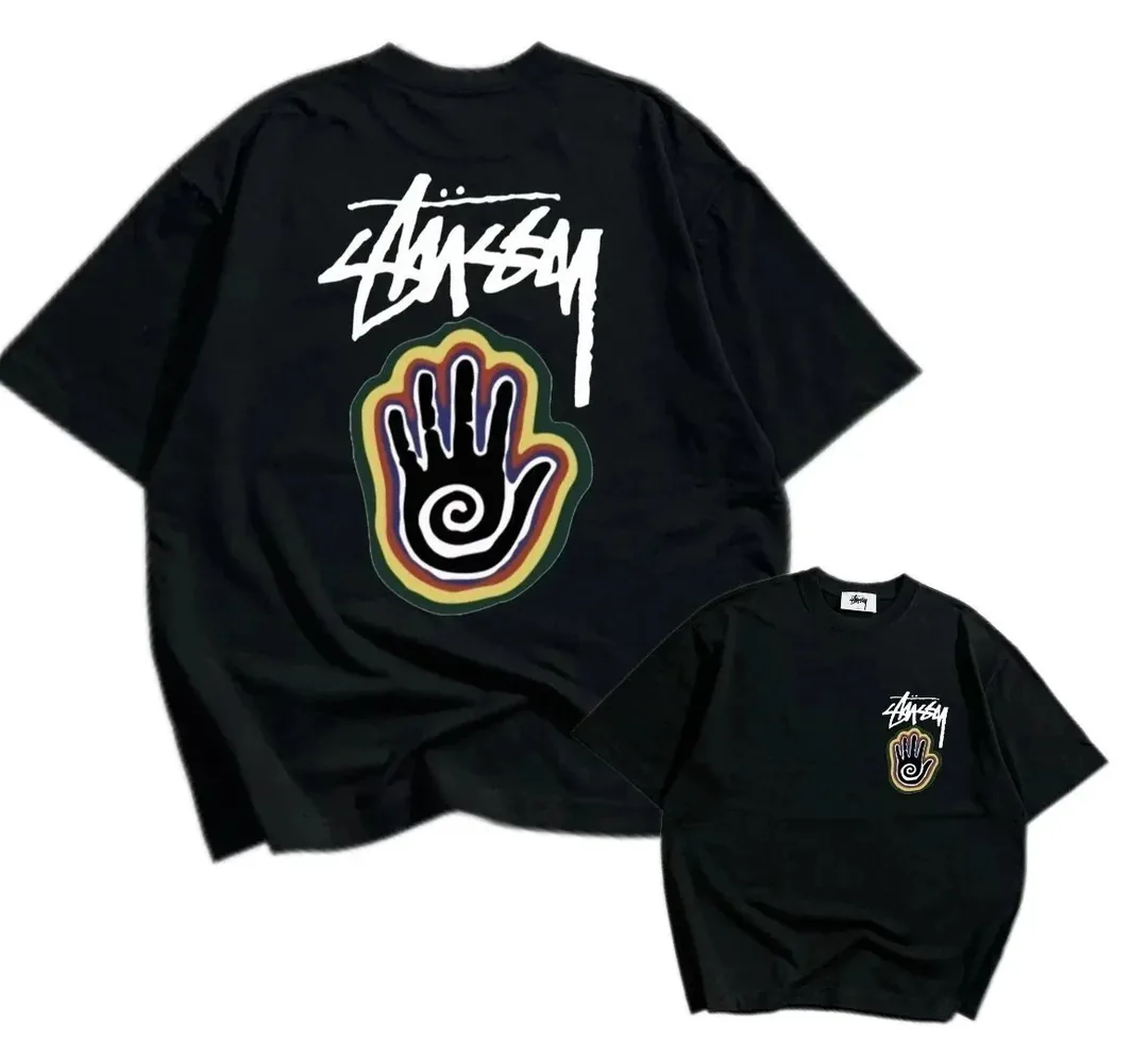 Stussy Hand Print T-Shirt — Photo 5