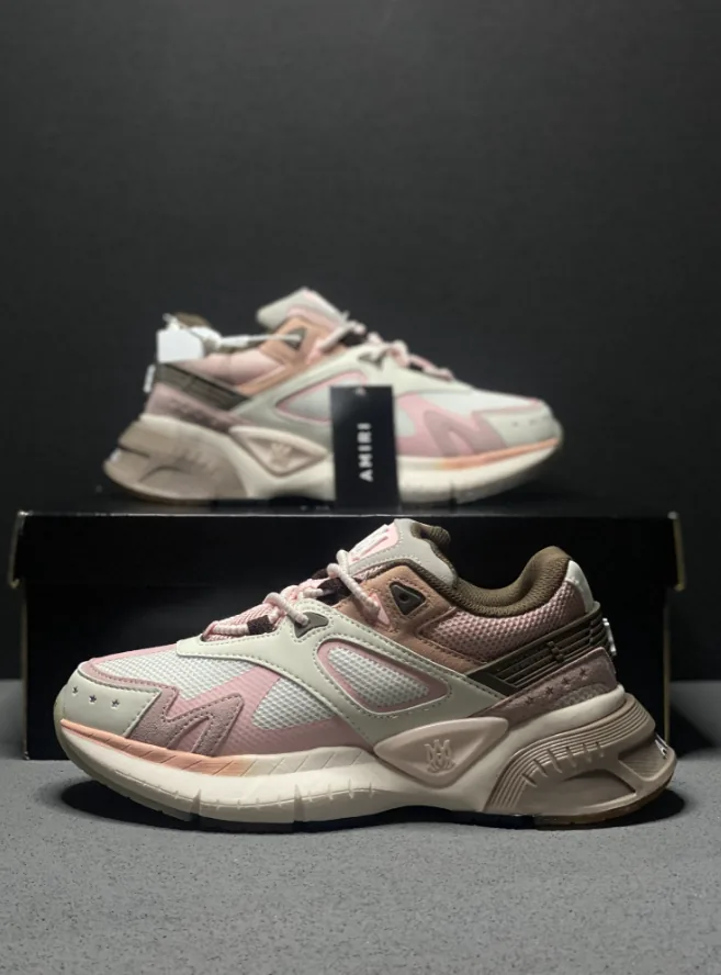 New Balance NB 9060 White Grey Lace-Up Trainers — Photo 4