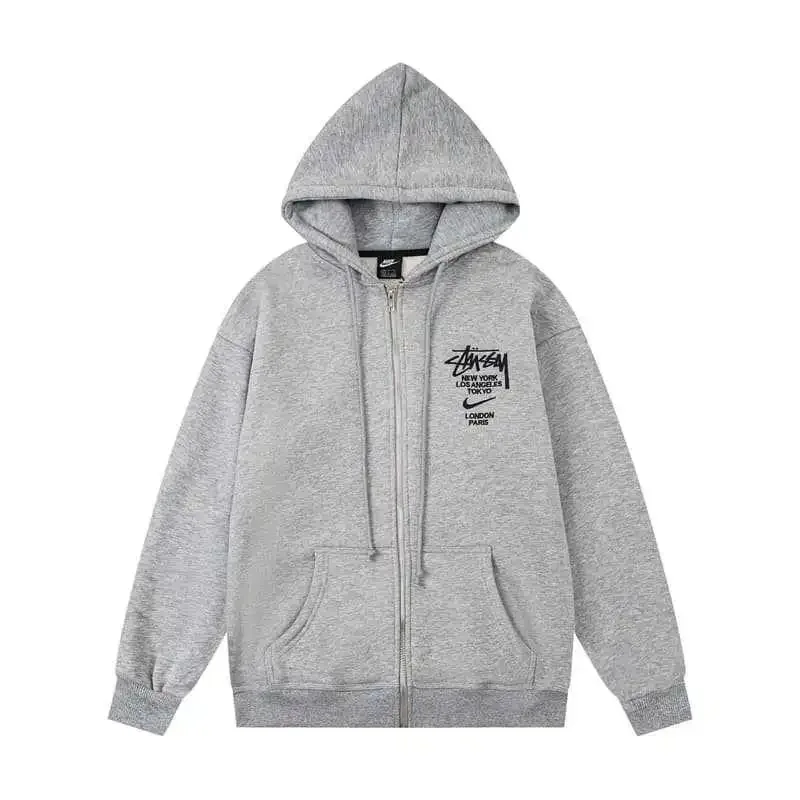 Embroidered Fleece Hoodie Sweatpants Set — photo 7