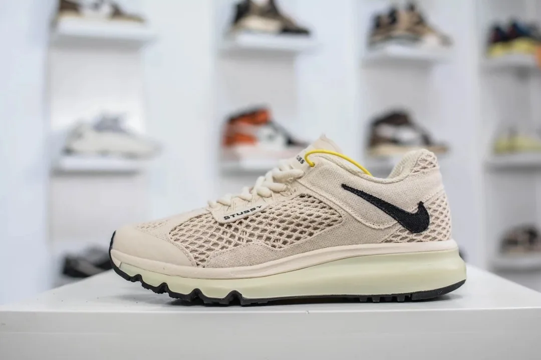 Nike White Retro Running Sneakers