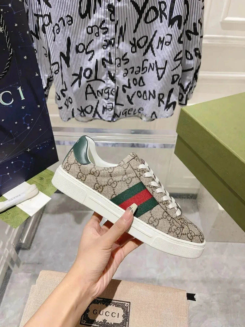 Gucci Ace Beige Retro Low-Tops — photo 4