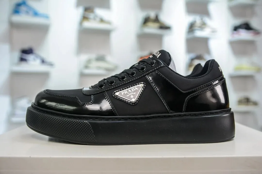 Prada Downtown White Low Sneakers — Photo 9