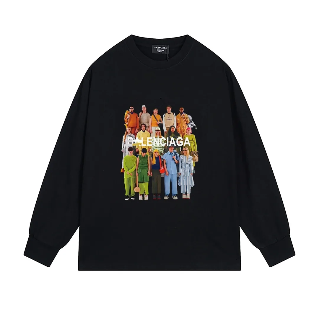 Distressed Graffiti Print Heavyweight Sweatshirt — Photo 10