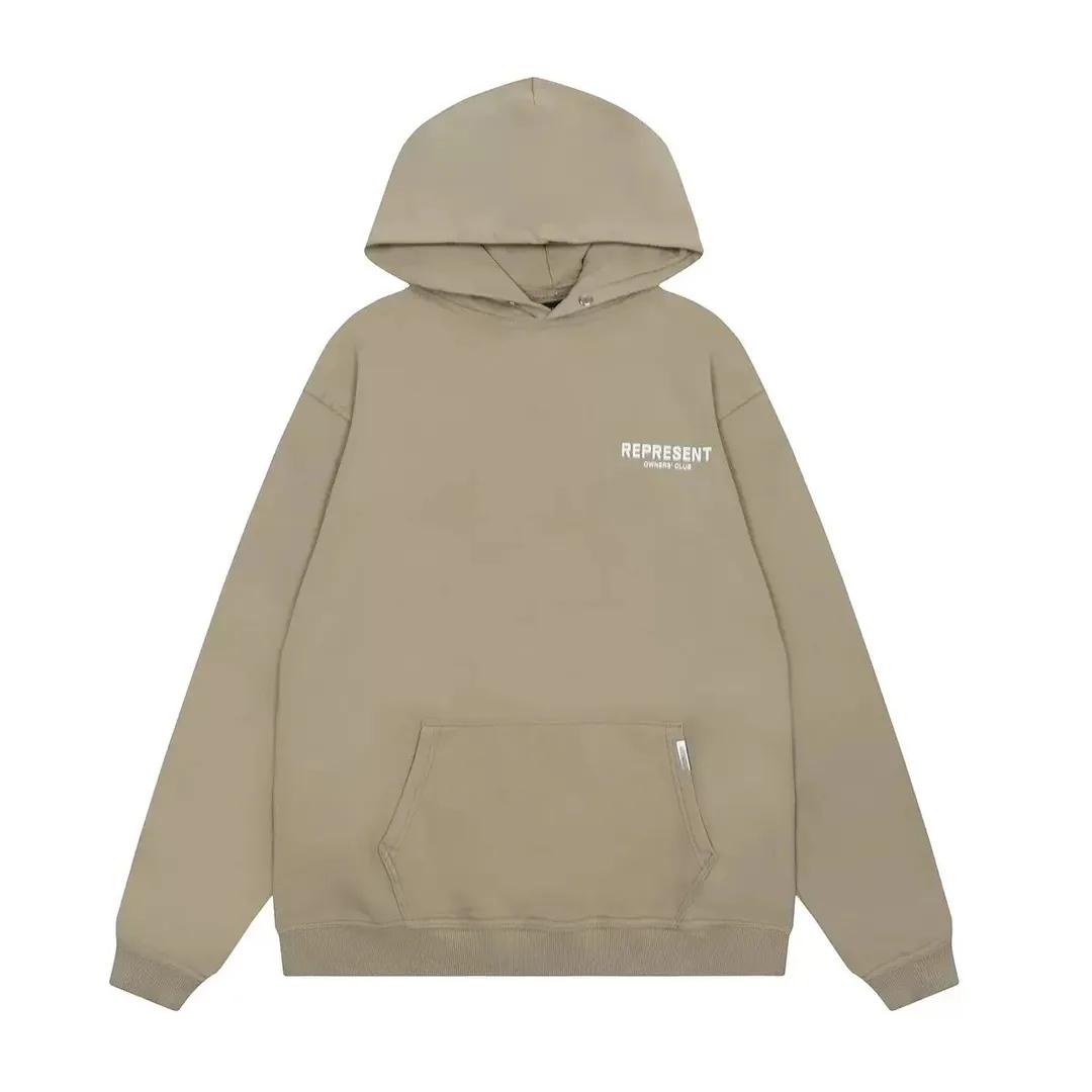 Represent Logo Print Hooded Hoodie — Photo 12