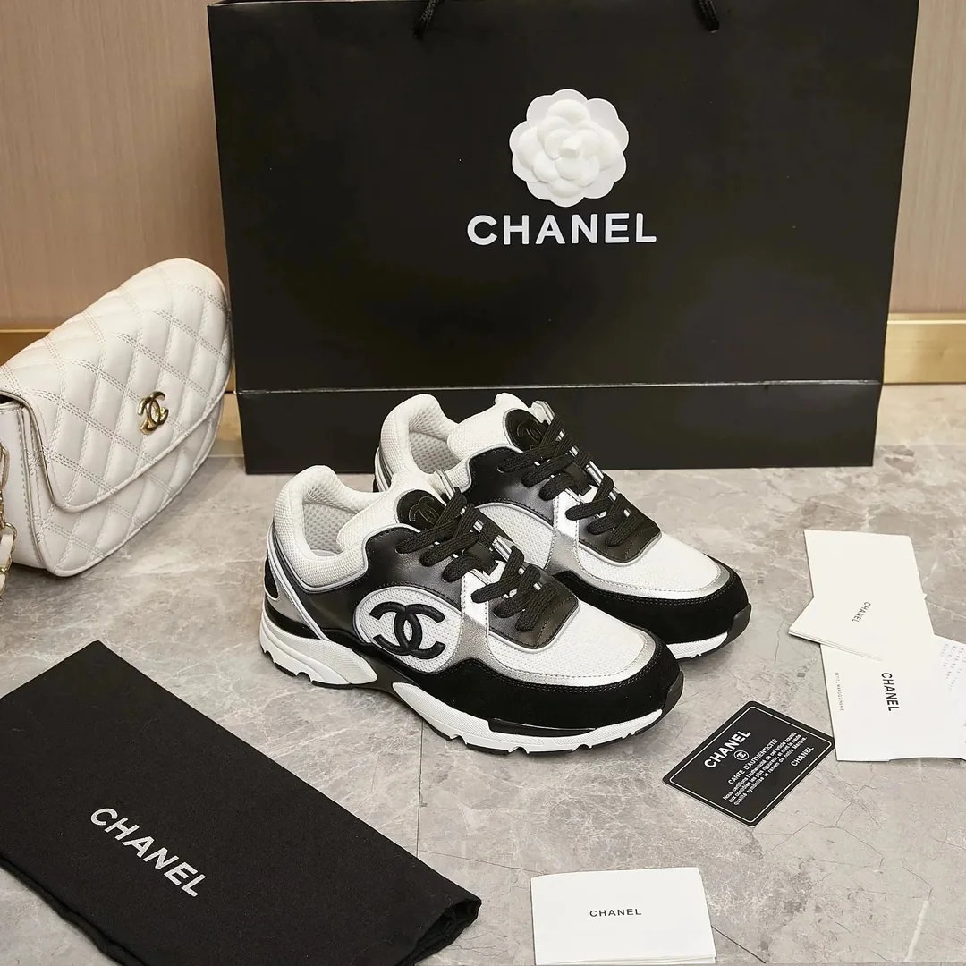Chanel White Street Trainers — QC