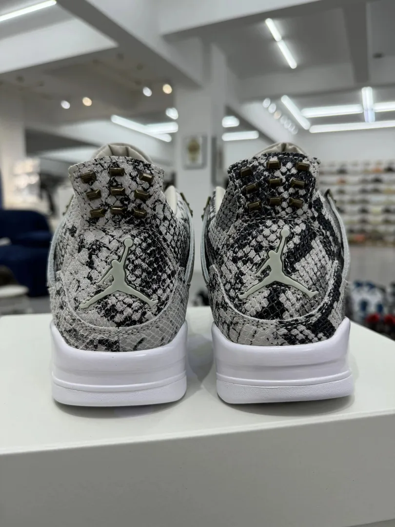 Air Jordan 4 Snakeskin Grey — photo 12