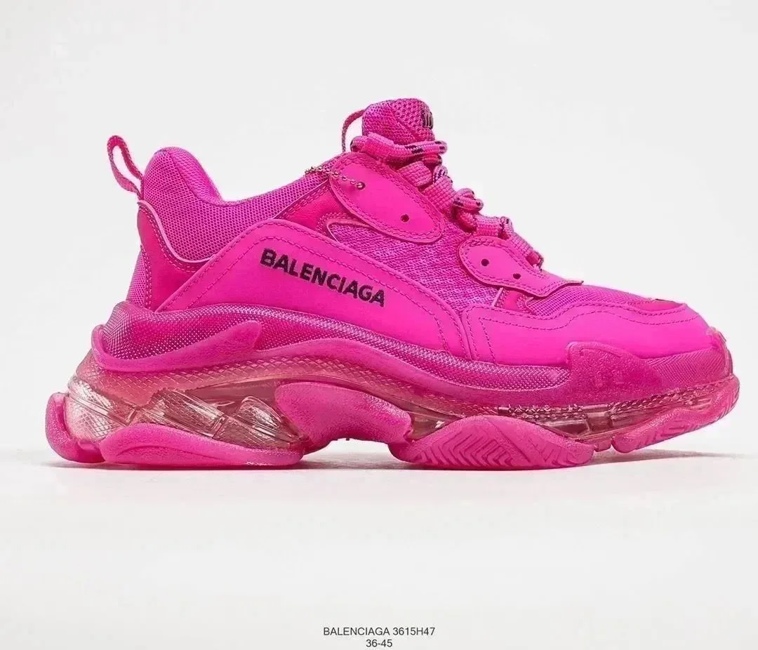 Balenciaga Triple S Pink Sneakers — QC