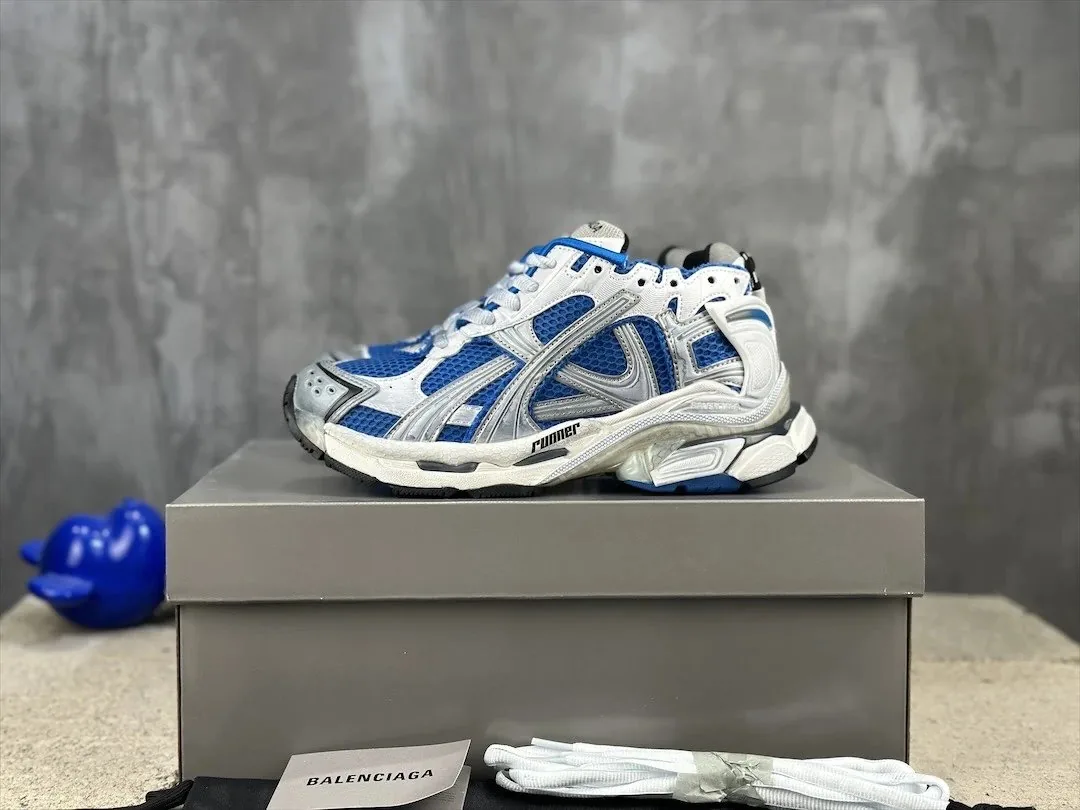 Balenciaga Black 7.5 Track Runners — QC