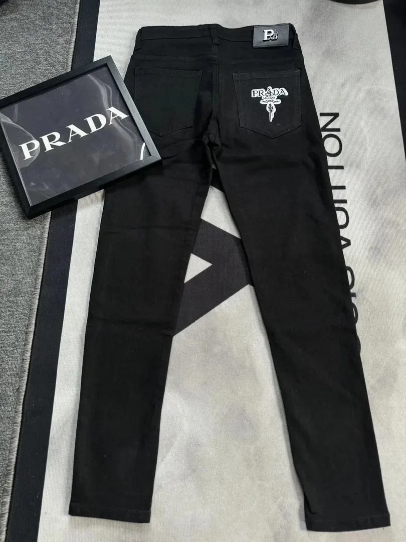Prada White Straight Leg Jeans — QC