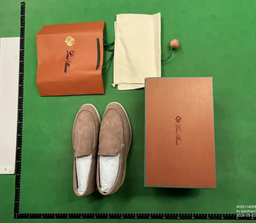 Loro Piana Summer Walk Brown Loafers — Photo 13