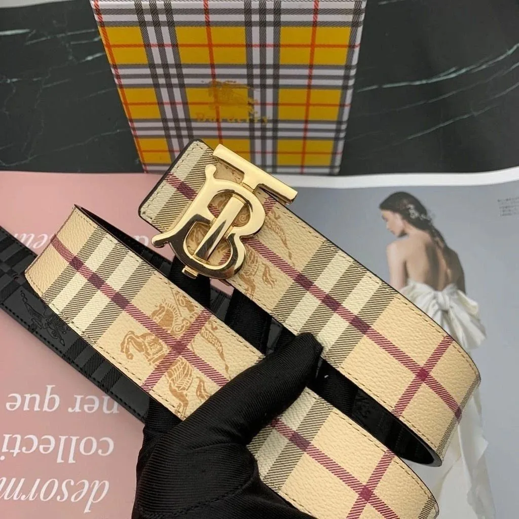 Leather Reversible Letter Belt — photo 11