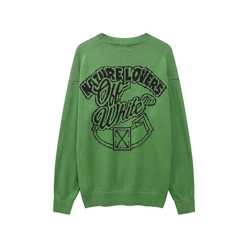 Off-White Knit Sweater — Zdjęcie 4
