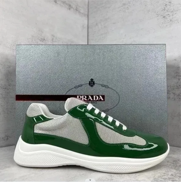 Prada America's Cup Beige Sneakers — Photo 13