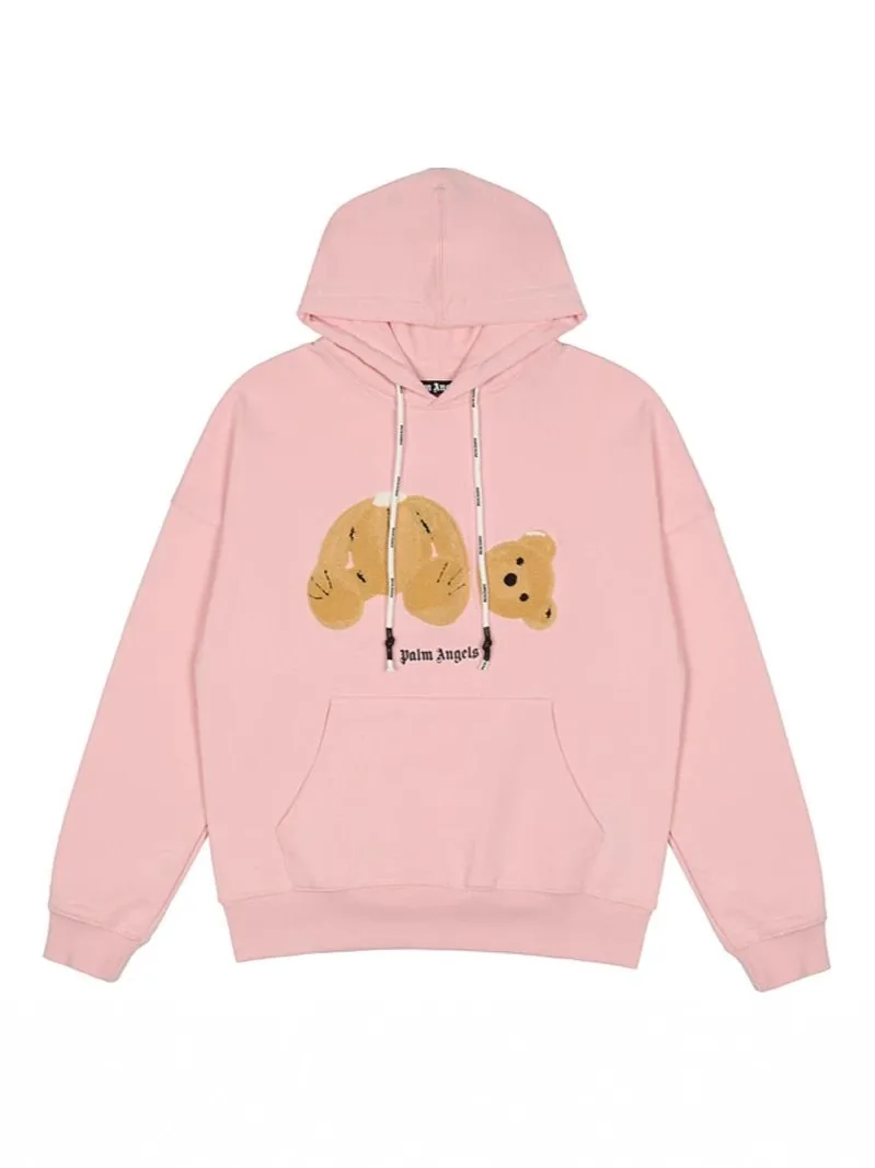 Broken Bear Embroidered Hooded Hoodie — Photo 3