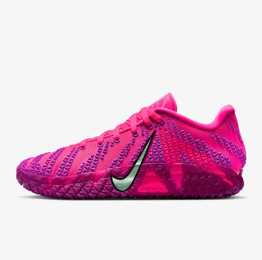 Nike A'One White Basketball Shoes — Photo 2