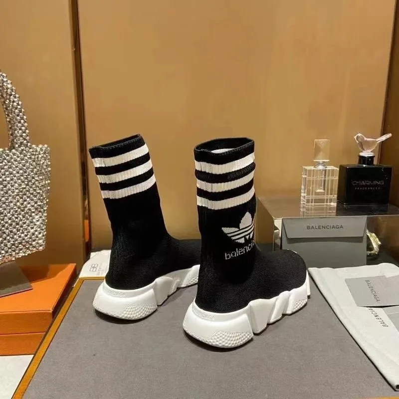 Balenciaga Speed Trainer White Stripe BGA 922 Sneakers — QC