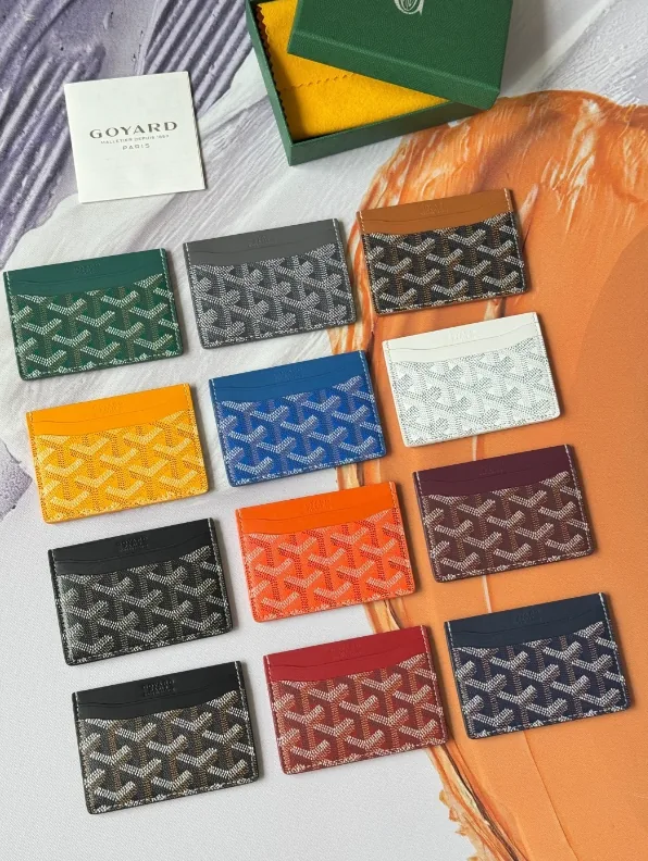 Goyard Leather Card Holder