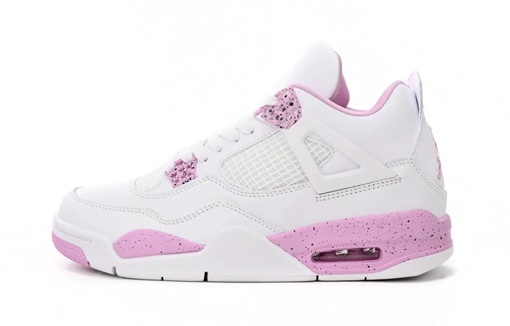 Pink Air Jordan 4 Sneakers — Photo 4