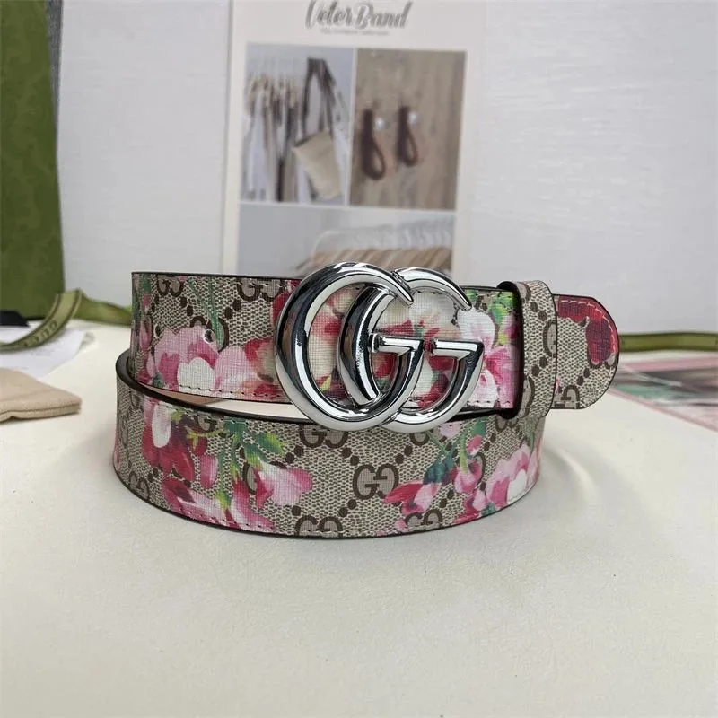 Gucci GG Buckle Leather Belt — Photo 14