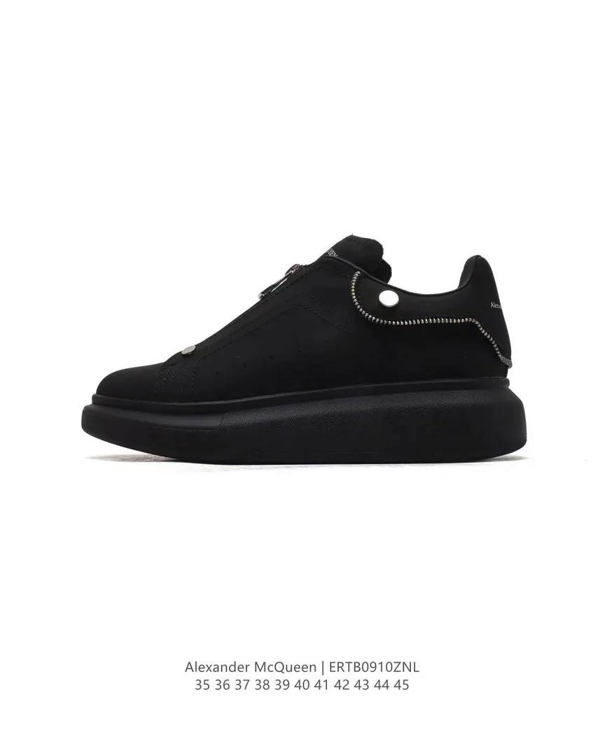 Alexander McQueen Oversized Sneaker Grey Low-Top Trainers — Photo 4