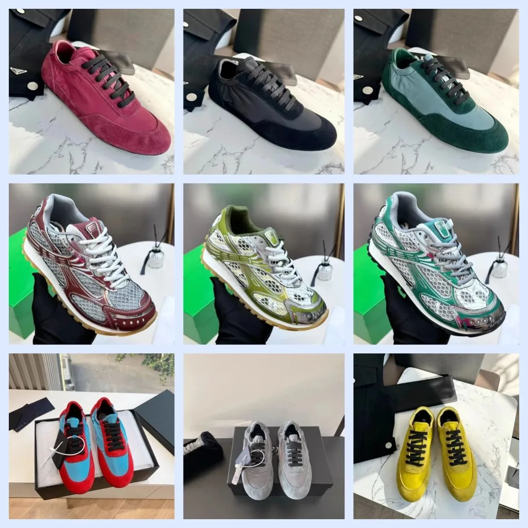 White Mesh Platform Trainers