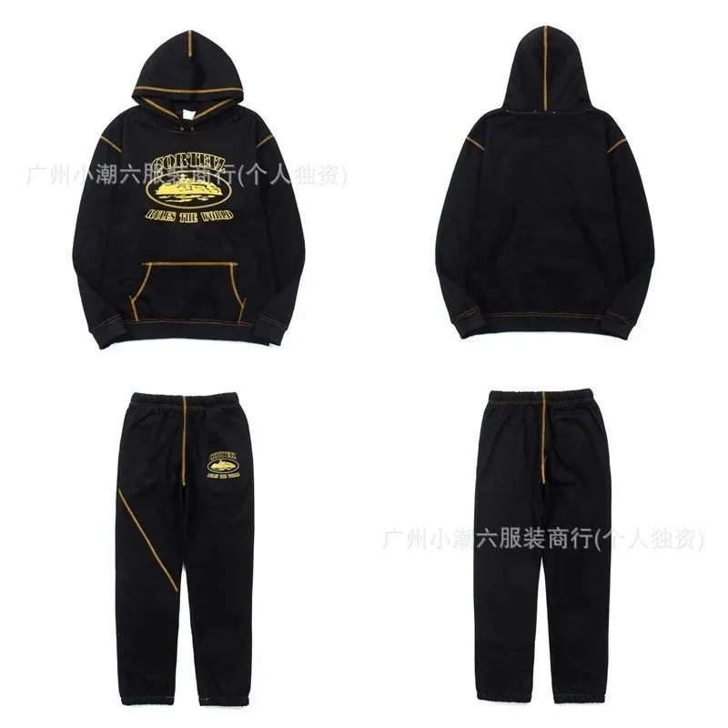 Corteiz Print Hoodie Sweatpants Set — QC