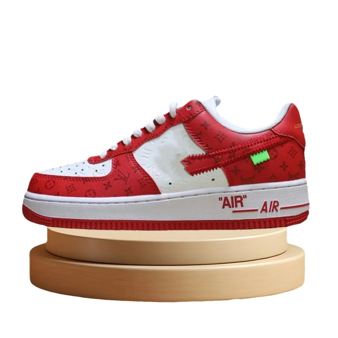 Nike Air Force 1 Brown Low-Top Trainers — Photo 5