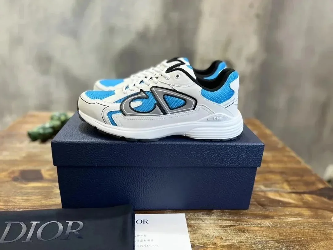 Dior B30 Grey Mesh Trainers — Photo 3