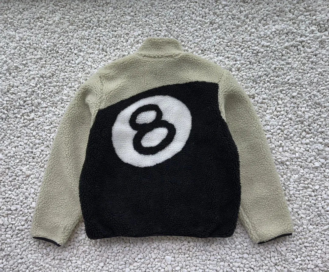 Reversible Eight Ball Shearling Jacket — Photo 5