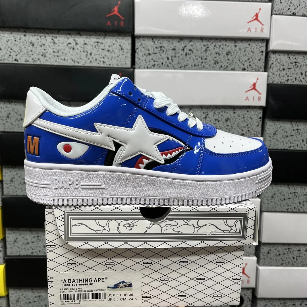 Bape Sta Shark Face Low-Top Sneakers — photo 4