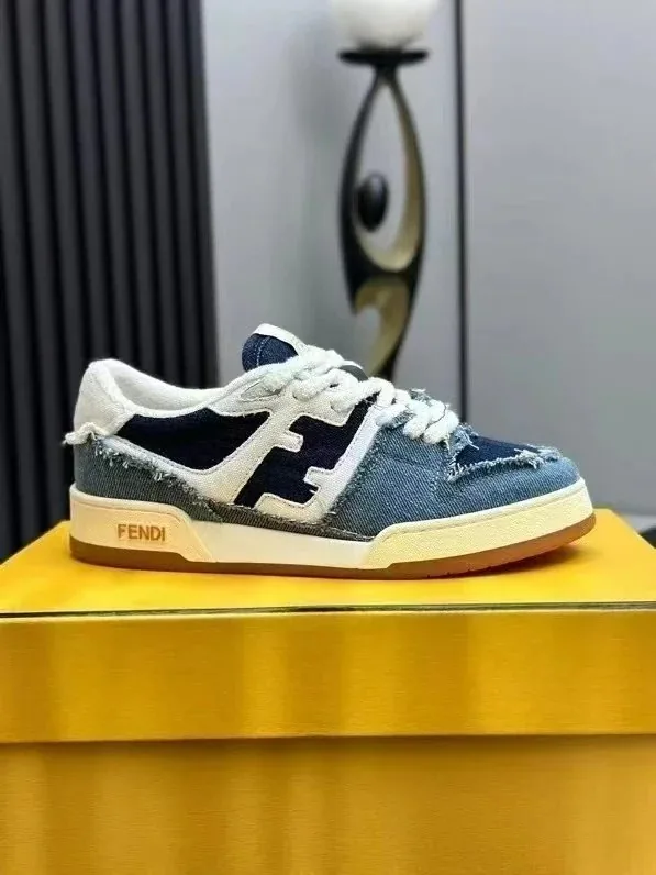 Fendi White Low-Top Skate Shoes — QC