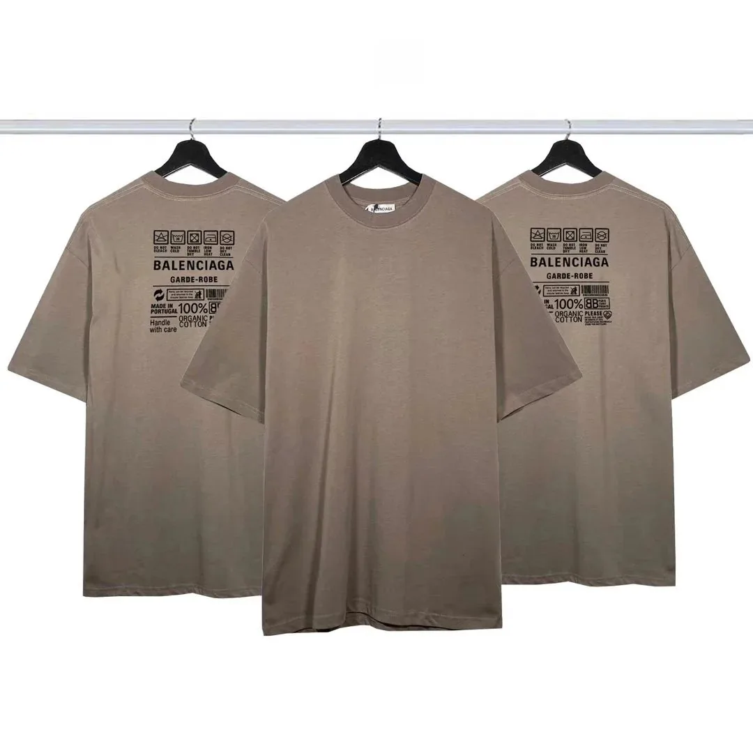 Balenciaga Split Logo Print T-Shirt Collection — QC