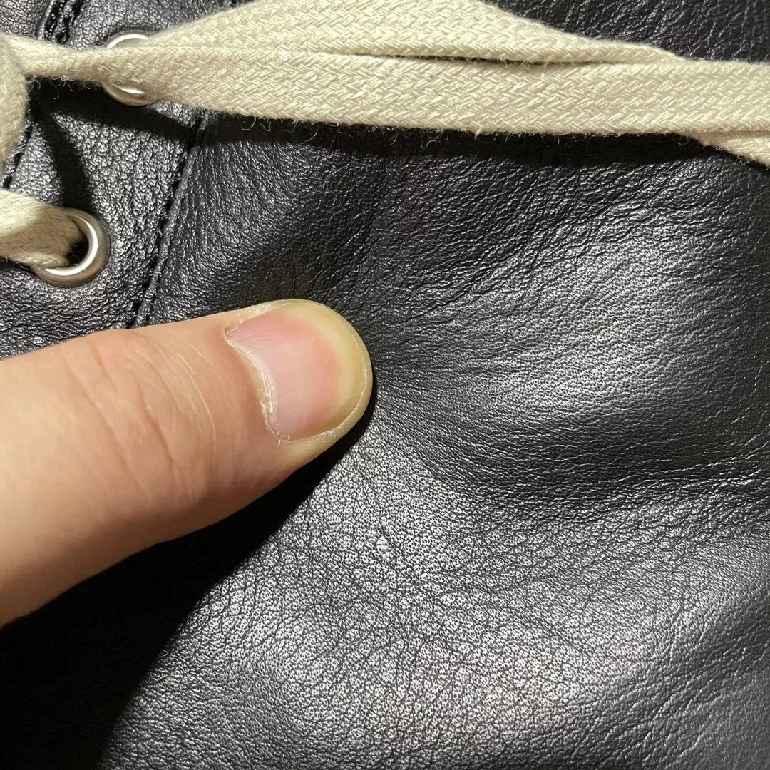 Rick Owens Ramones Leather High-Tops — QC