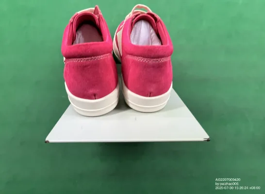 Rick Owens DRKSHDW Low White Sneakers — Photo 14