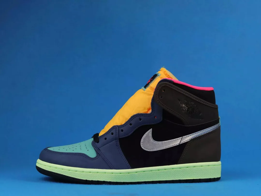 Jordan 1 Blue Court Trainers — photo 4