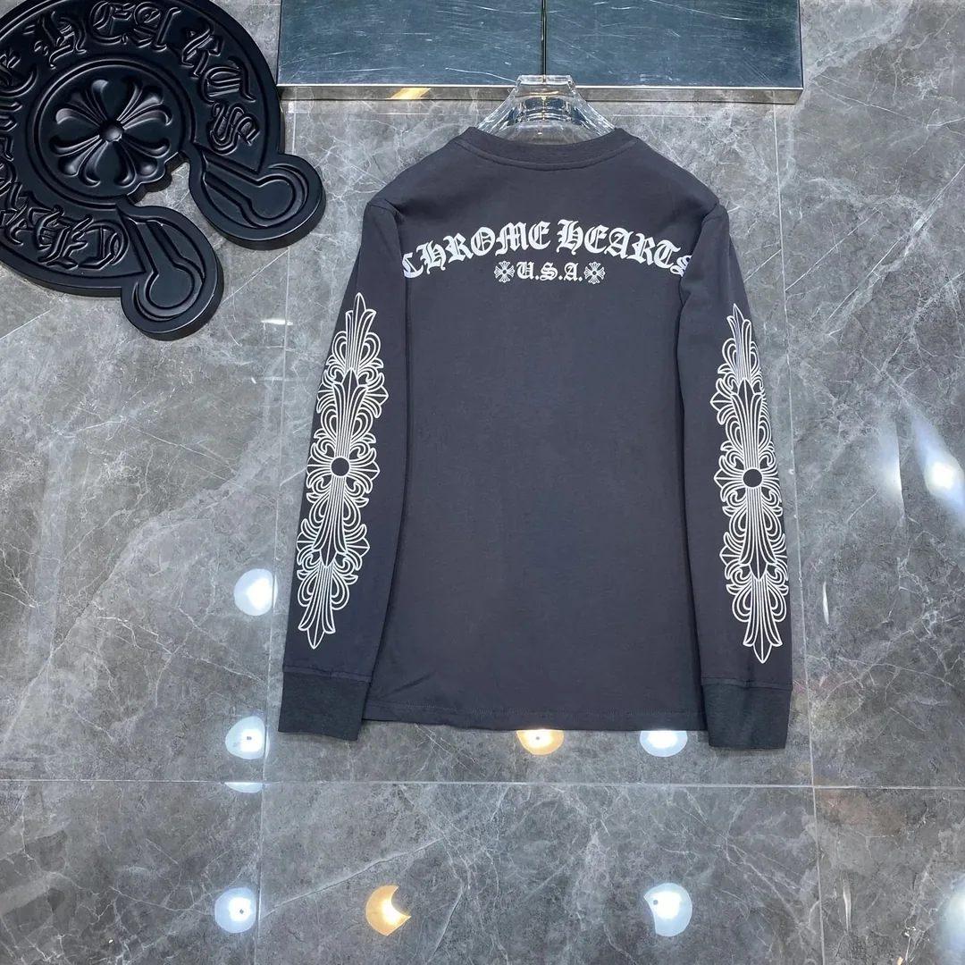 Chrome Hearts Cotton Long-Sleeve Tee — QC