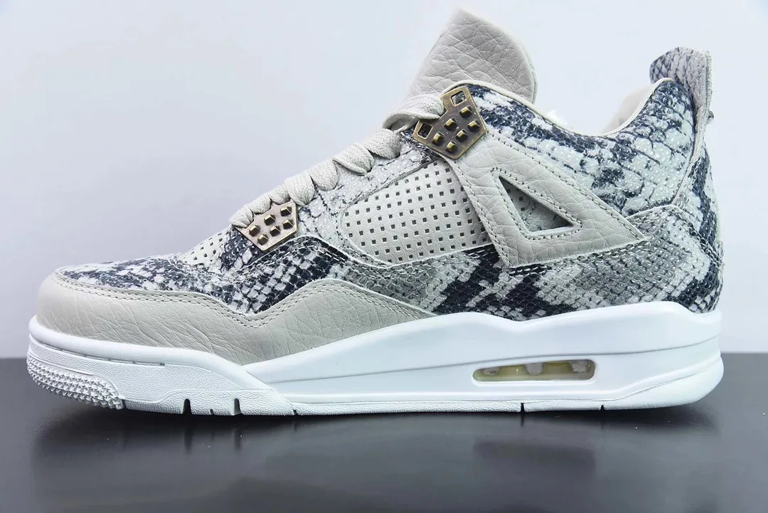 Air Jordan 4 Snakeskin Grey — photo 7