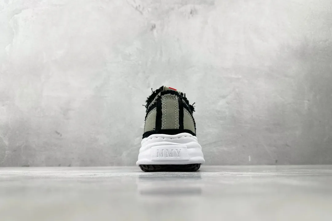 Maison Mihara Yasuhiro Grey Suede Low-Top Sneakers — Photo 9