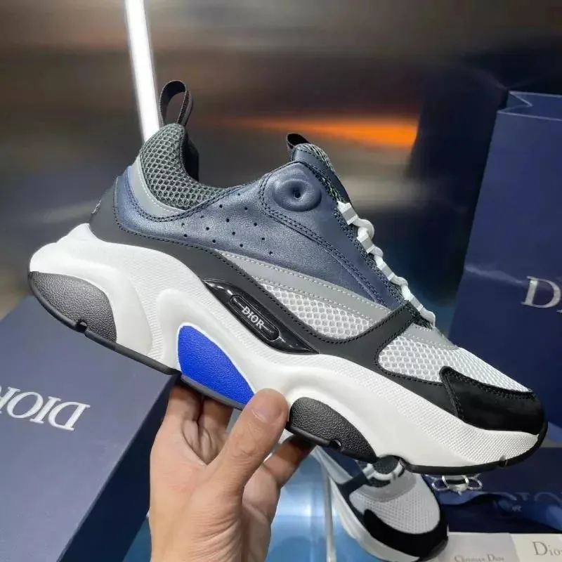 Dior B22 Grey Low-Top Sneakers — Photo 7