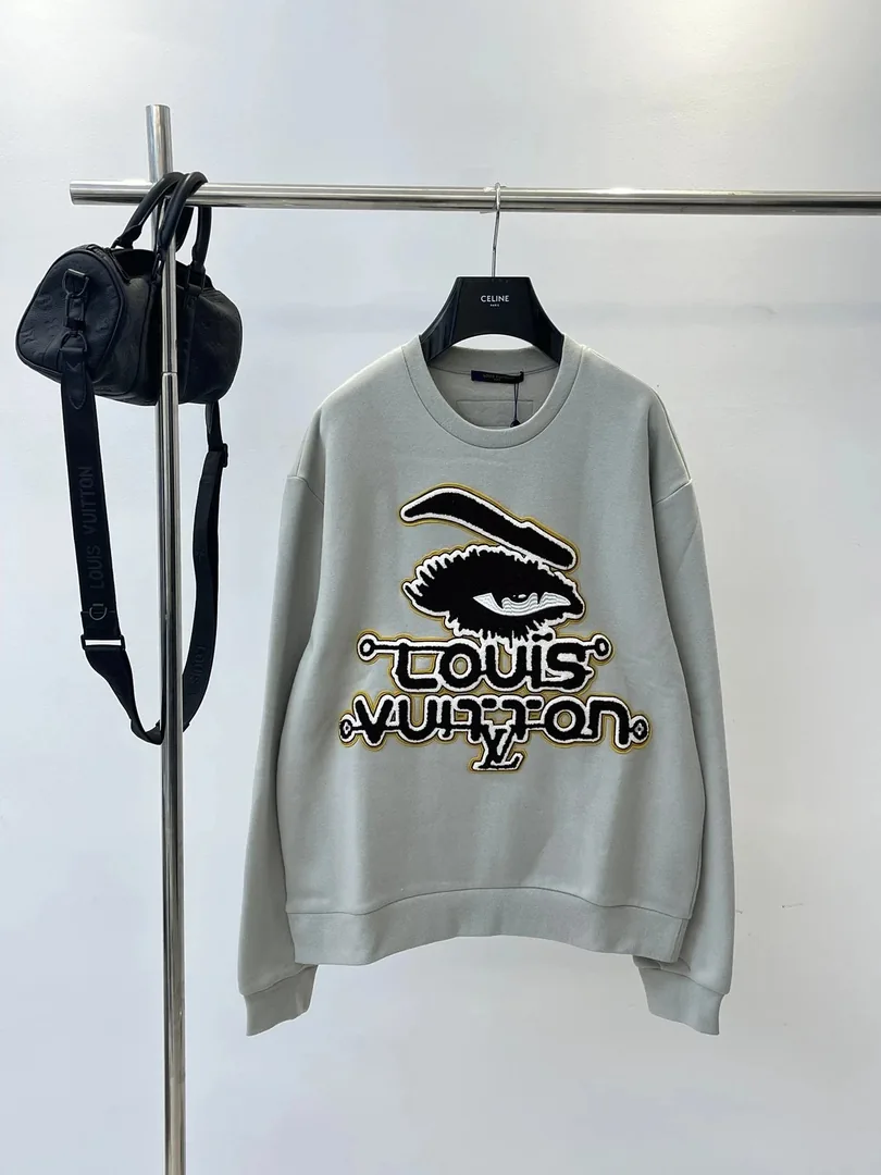 Louis Vuitton Eye Graphic Grey Sweatshirt
