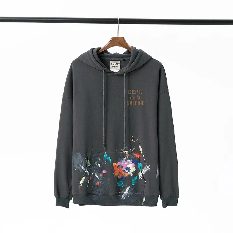 Print Hooded Hoodie — Photo 10